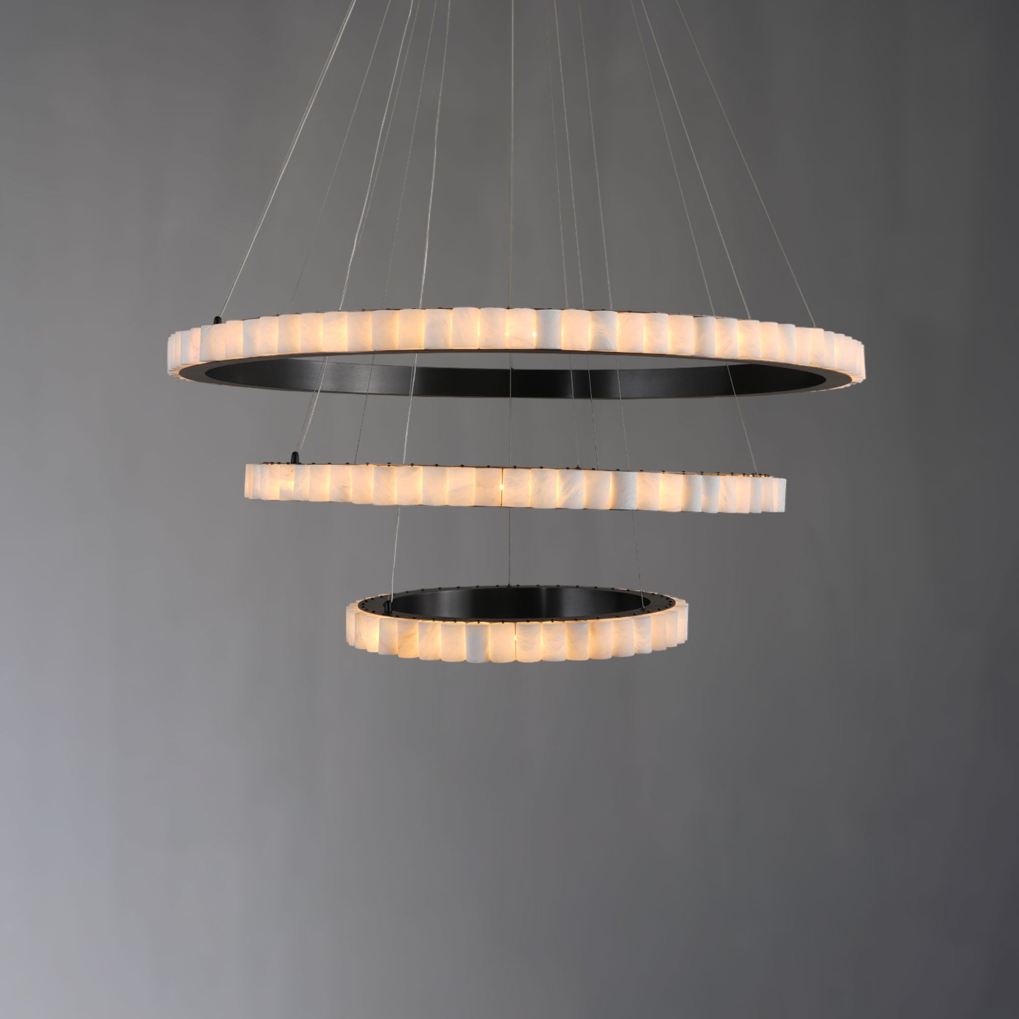 Biorage 3-Tired Alabaster Chandelier