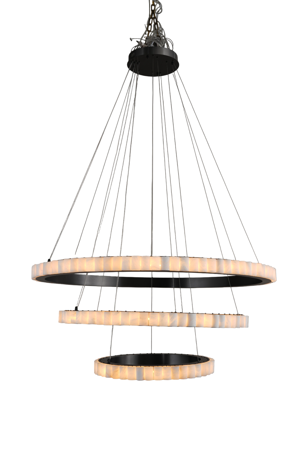 Biorage 3-Tired Alabaster Chandelier