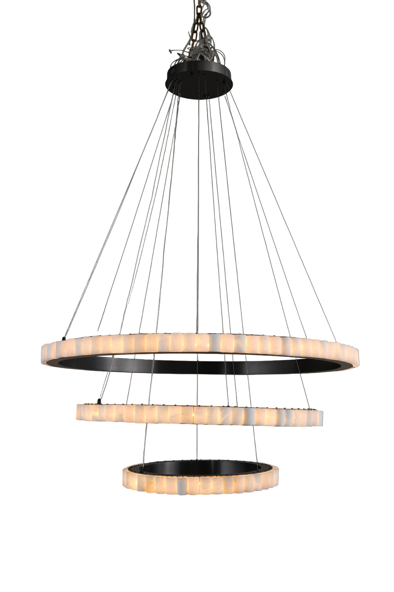 Biorage 3-Tired Alabaster Chandelier