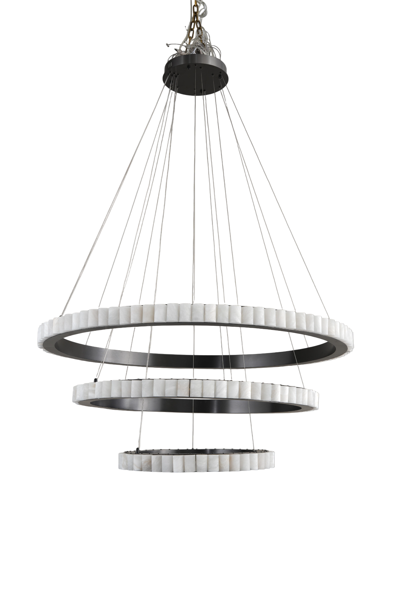 Biorage 3-Tired Alabaster Chandelier
