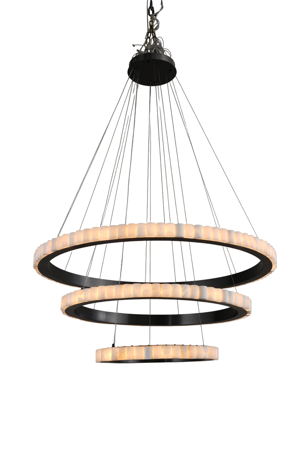 Biorage 3-Tired Alabaster Chandelier