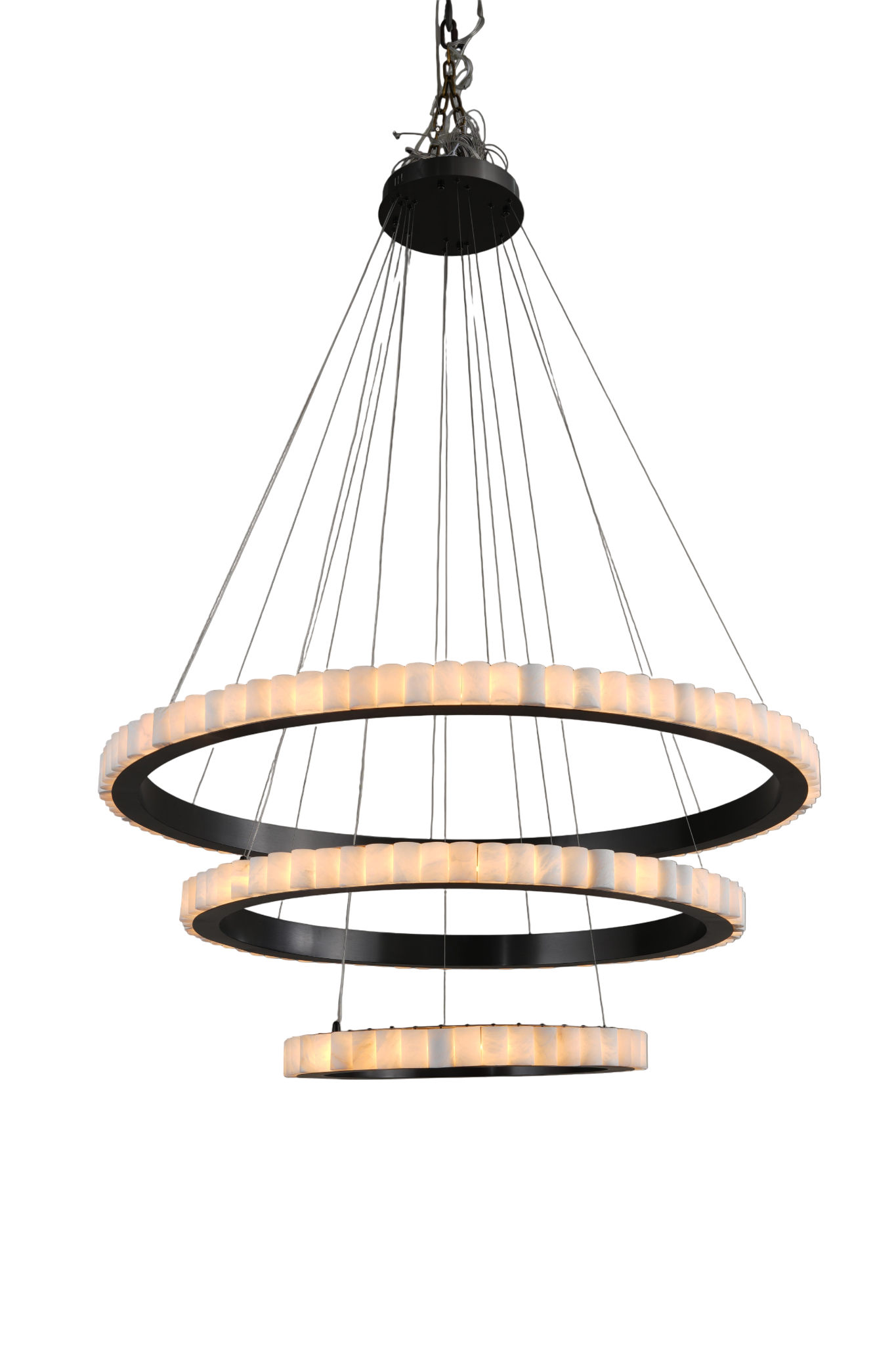 Biorage 3-Tired Alabaster Chandelier
