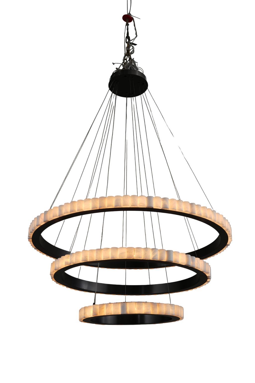 Biorage 3-Tired Alabaster Chandelier