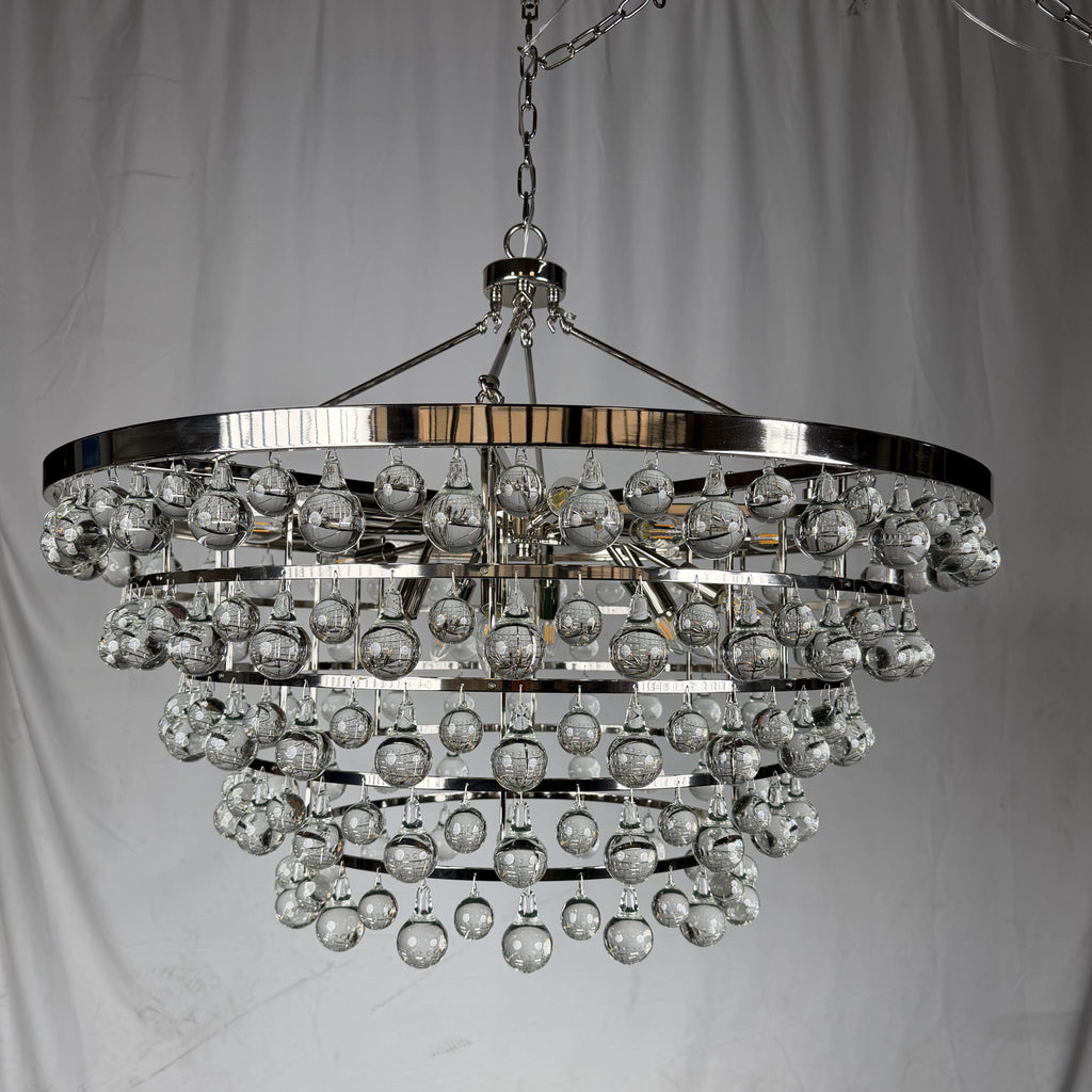 Solaris 5 tier crystal round chandelier