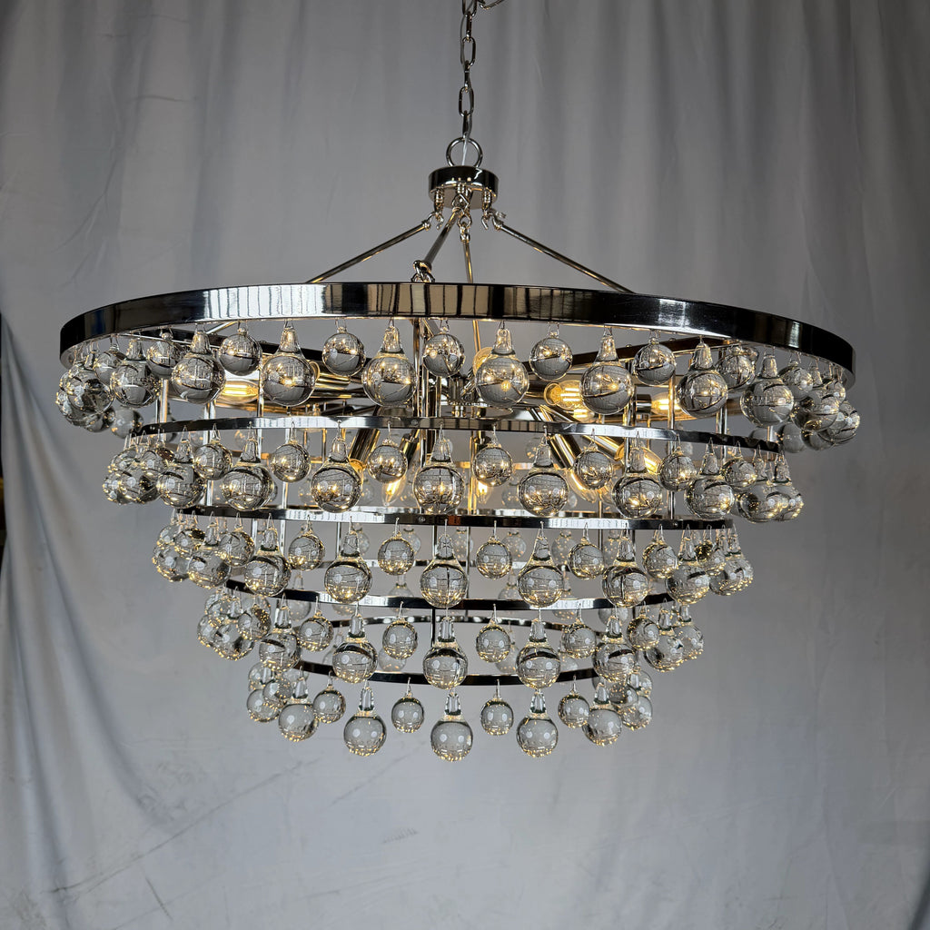 Solaris 5 tier crystal round chandelier
