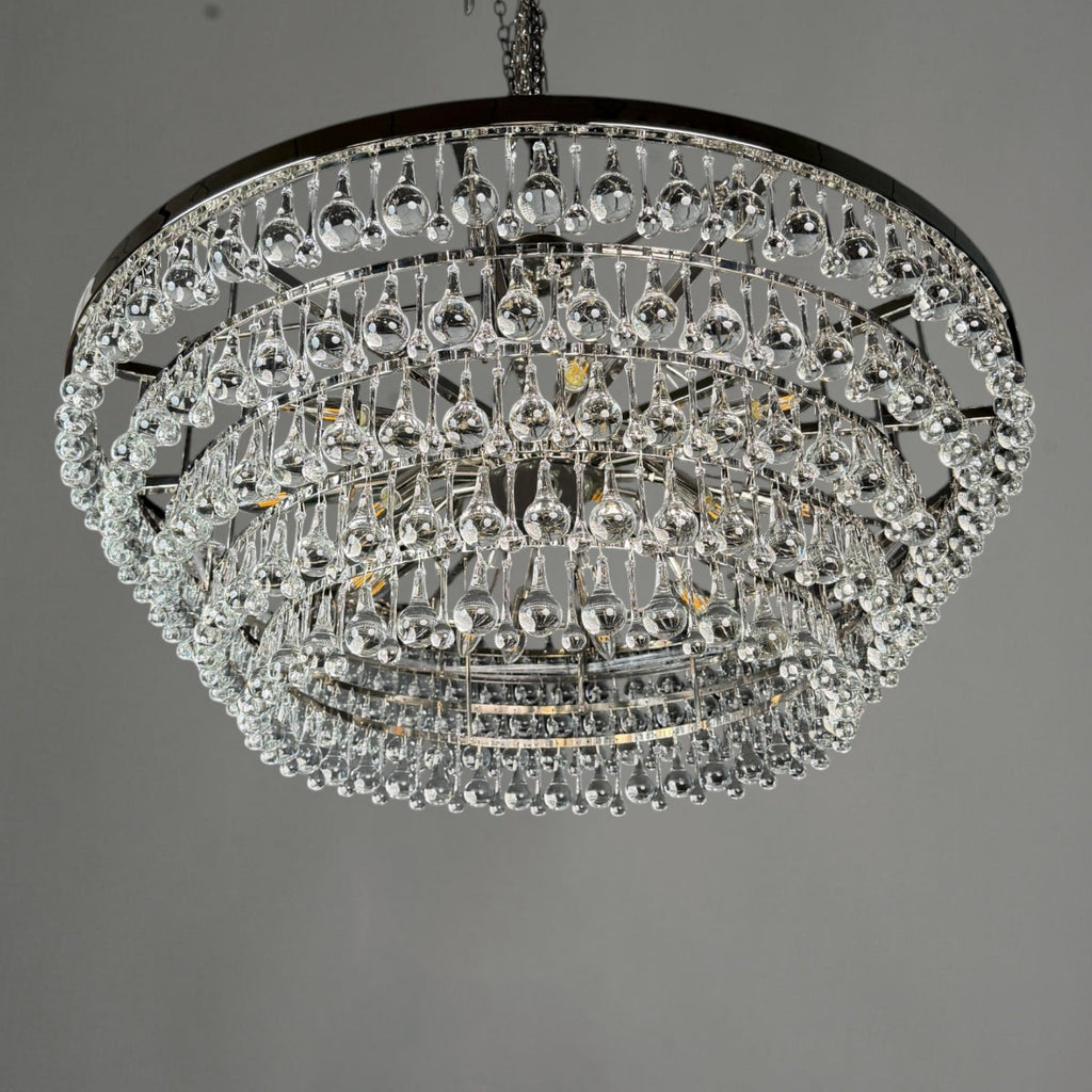 Artisticer Pear Round Chandelier 40"