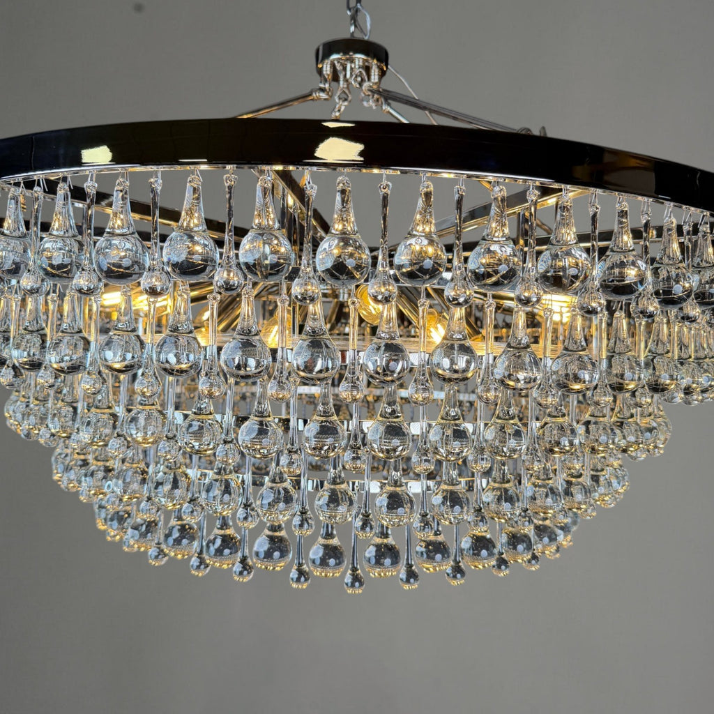 Artisticer Pear Round Chandelier 40"