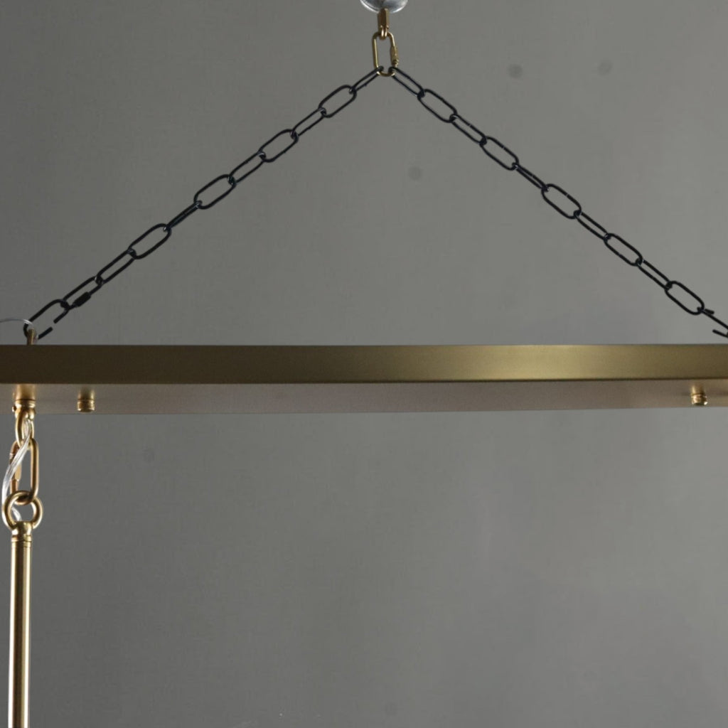 Amare Rectangular Crystal Chandelier