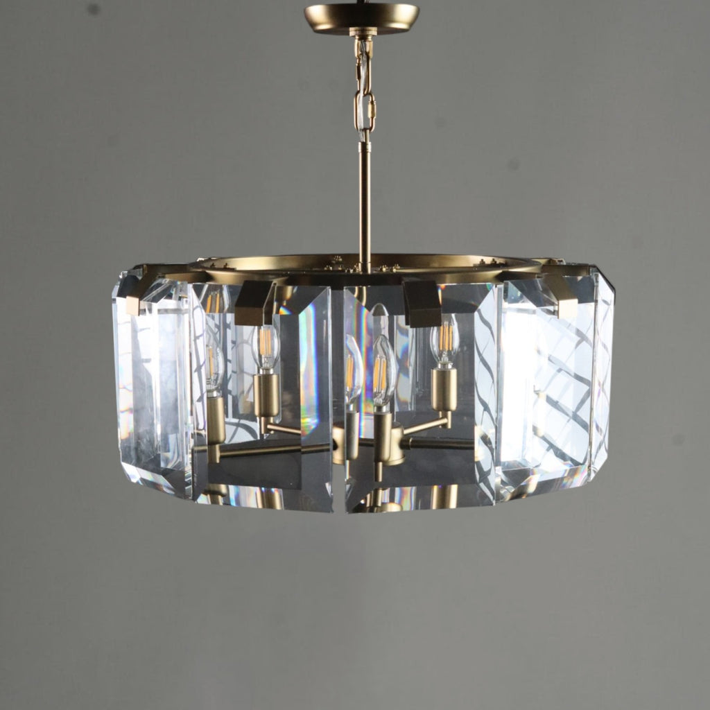 Amare Round Crystal Chandelier