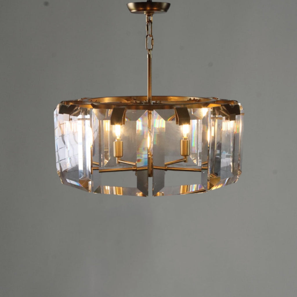 Amare Round Crystal Chandelier