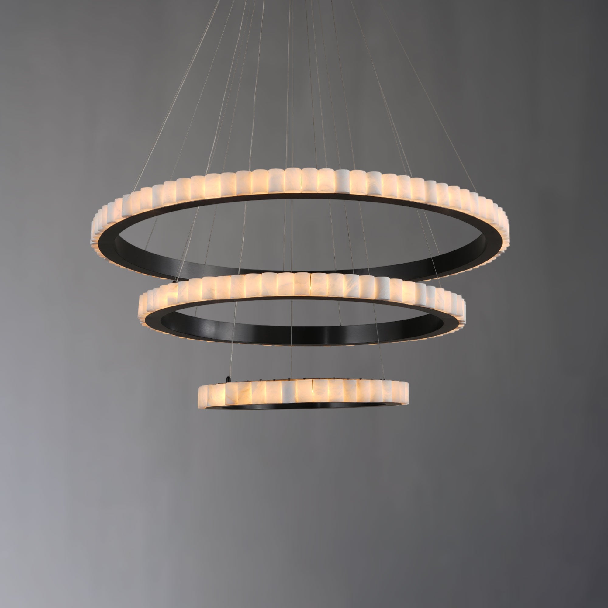 Biorage 3-Tired Alabaster Chandelier