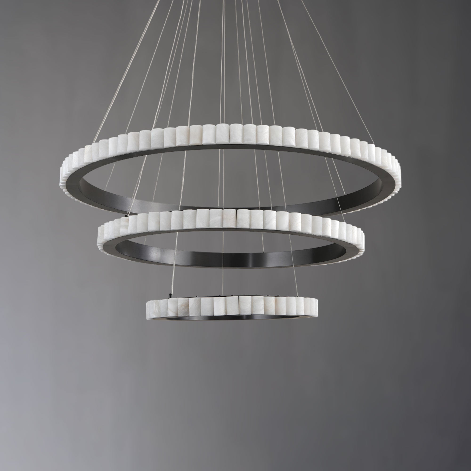 Biorage 3-Tired Alabaster Chandelier