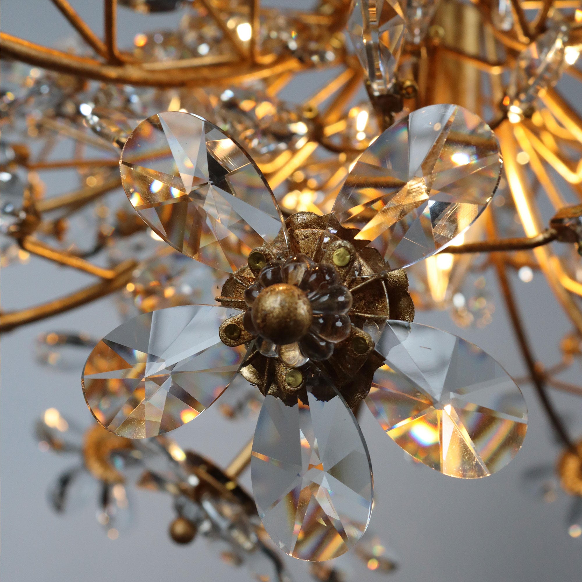 Fidoer Crystal Fush Mount