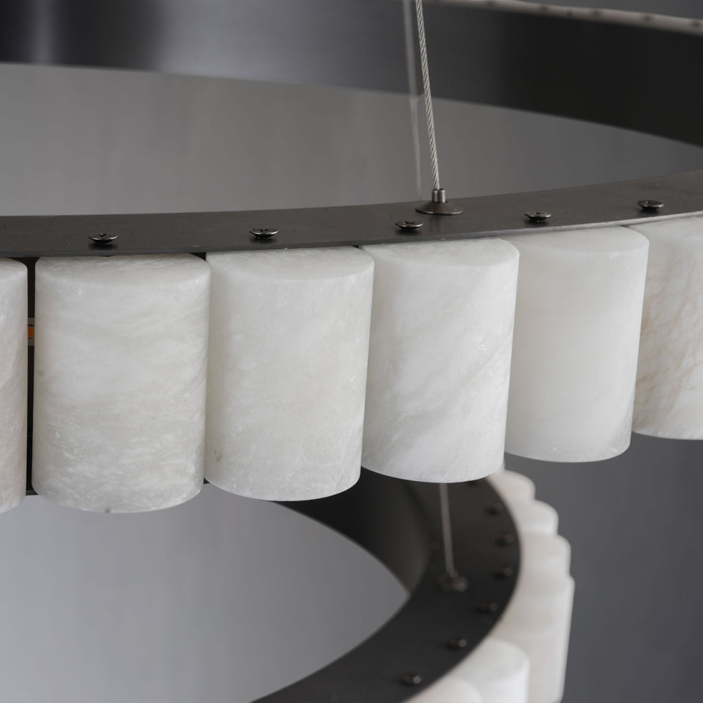 Biorage 3-Tired Alabaster Chandelier