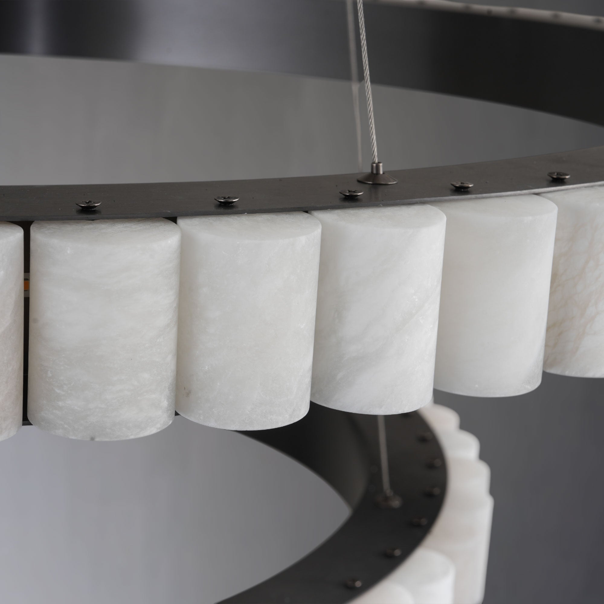 Biorage 3-Tired Alabaster Chandelier