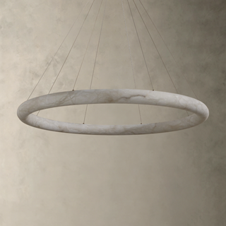 Halima Halo Alabaster Chandelier