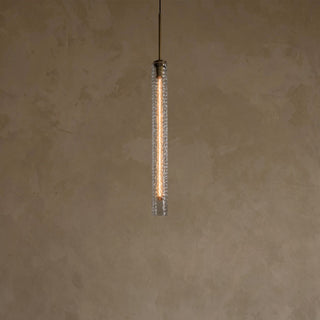 Colleena Hammered Glass Pendant