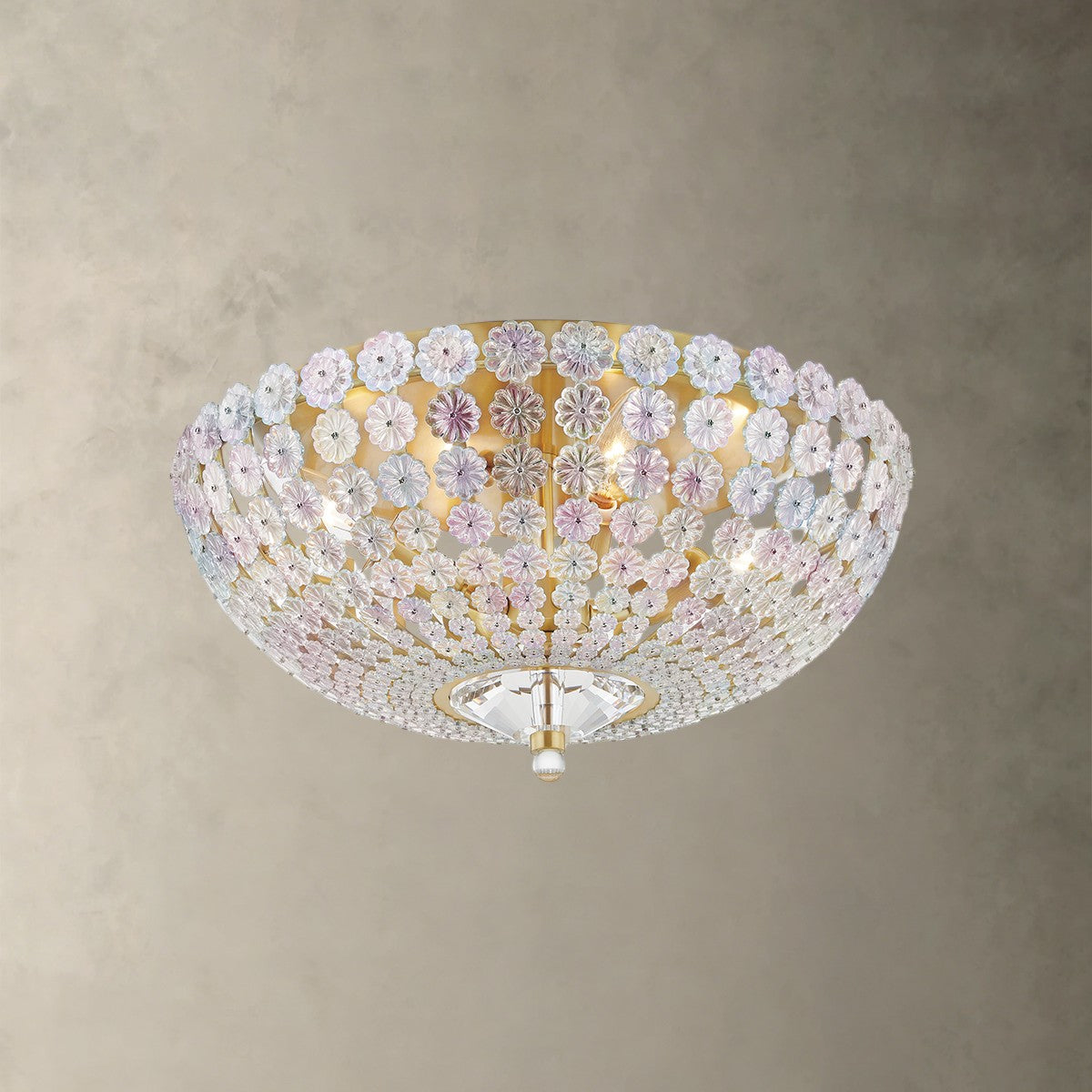 Floral Flush Mount