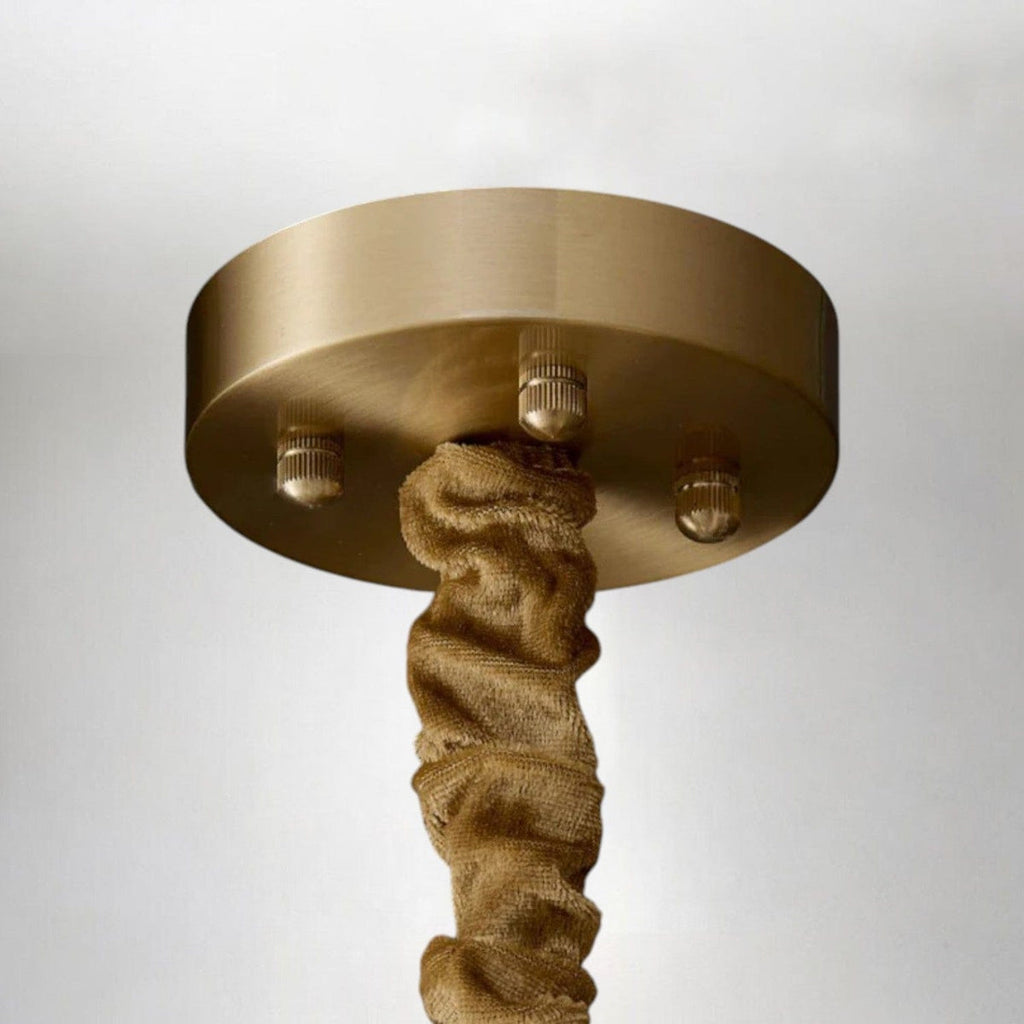 Tabitha Alabaster Round Chandelier