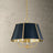 AGED BRASS/ DARKEST BLUE