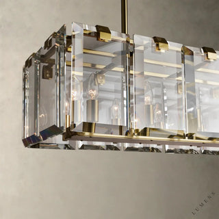 Amaya Rectangular Chandelier 40’’ 53’’ - chandelier