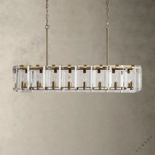 Amaya Rectangular Chandelier 40’’ 53’’ - chandelier