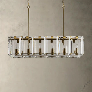 Amaya Rectangular Chandelier 40’’ 53’’ - chandelier