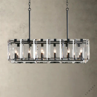 Amaya Rectangular Chandelier 40’’ 53’’ - 40’’ / Bronze - chandelier