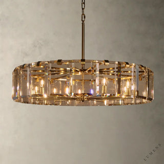 Amaya Round Chandelier 21.5’’ 30’’ 38’’ 48’’ - 48“ / Brass - chandelier