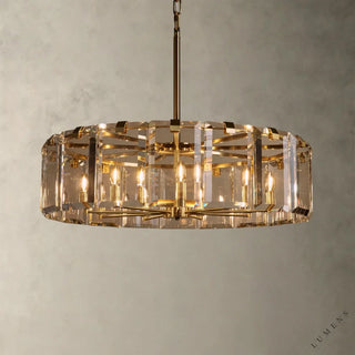 Amaya Round Chandelier 21.5’’ 30’’ 38’’ 48’’ - 38’’ / Brass - chandelier