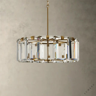 Amaya Round Chandelier 21.5’’ 30’’ 38’’ 48’’ - 30’’ / Brass - chandelier