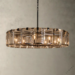 Amaya Round Chandelier 21.5’’ 30’’ 38’’ 48’’ - 48“ / Bronze - chandelier