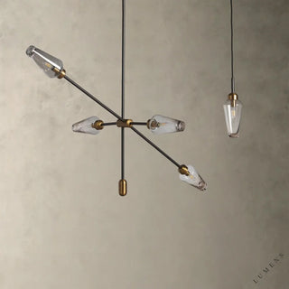Arrow Bronze Chandelier - chandelier
