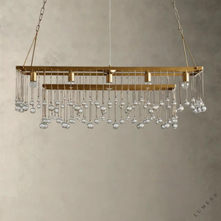 Aubrey Rectangular Chandelier 47’’ 60’’ - chandelier