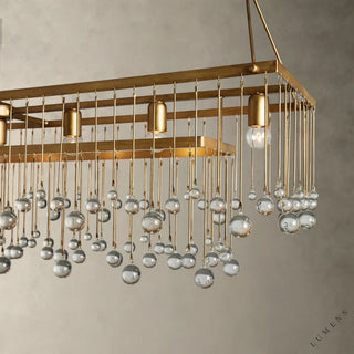 Aubrey Rectangular Chandelier 47’’ 60’’ - chandelier