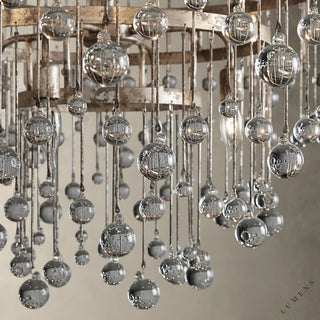 Aubrey Round Chandelier 2-TIER 4-TIER - chandelier