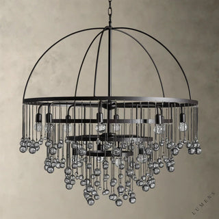 Aubrey Round Chandelier 2-TIER 4-TIER - chandelier