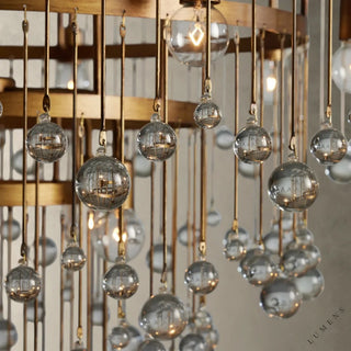 Aubrey Round Chandelier 2-TIER 4-TIER - chandelier