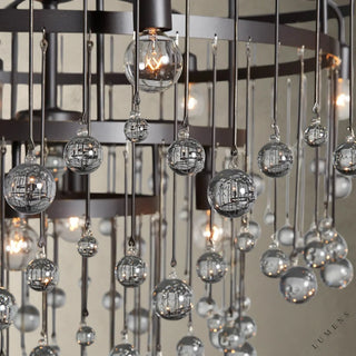 Aubrey Round Chandelier 2-TIER 4-TIER - chandelier