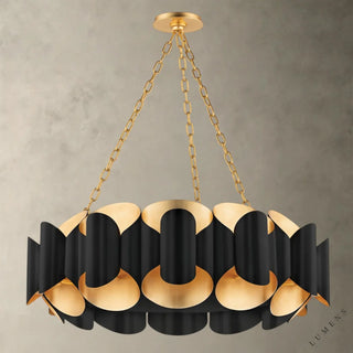 Banks Chandelier - Black - chandelier