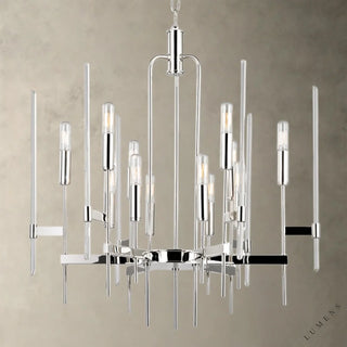 Bari Chandelier - 24’’ / Nickel - chandelier