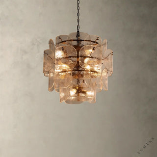 Blaire Round Chandelier - Clear - Pendant Light