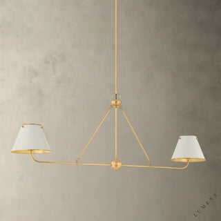 Burghley Linear - White - chandelier