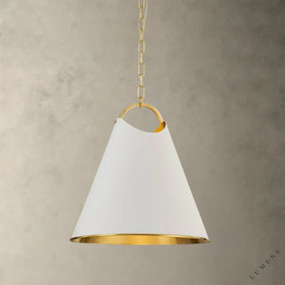 Burnbay Pendant - 18.25’’ / White - Pendant Light