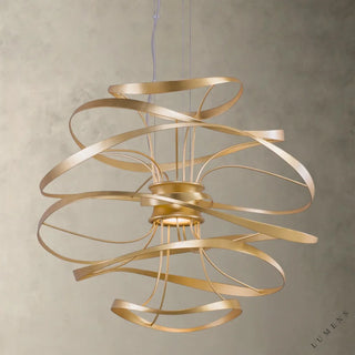 Calligraphy Chandelier - 26’’ / Brass - chandelier