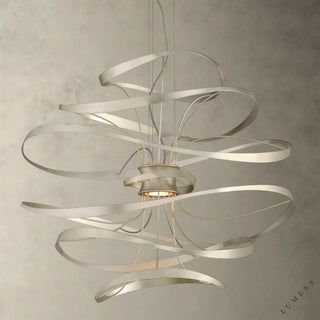 Calligraphy Chandelier - 34’’ / Nickel - chandelier