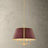 AGED BRASS /SOFT CRIMSON
