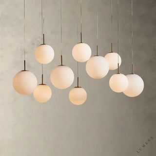 Casen Linear Chandelier 55’’ 65’’ - 55’’ / Matte Opal - chandelier