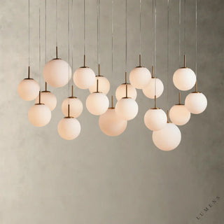Casen Linear Chandelier 55’’ 65’’ - 65’’ / Matte Opal - chandelier