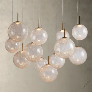 Casen Round Chandelier 20’’ 28’’ 34’’ 43’’ - 43’’ / CRACKLE - chandelier